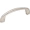 Jeffrey Alexander 96 mm Center-to-Center Satin Nickel Rope Rhodes Cabinet Pull Z261-96-SN - alternate 1